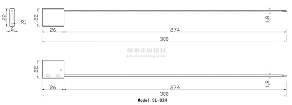 SL-02H钢丝封条尺寸